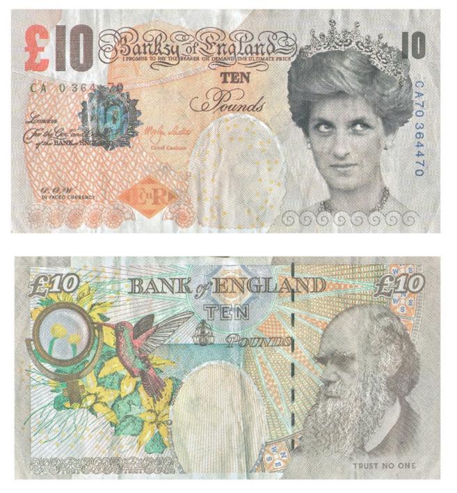 Banksy (b. 1973)  Di-Faced Tenner, 2004